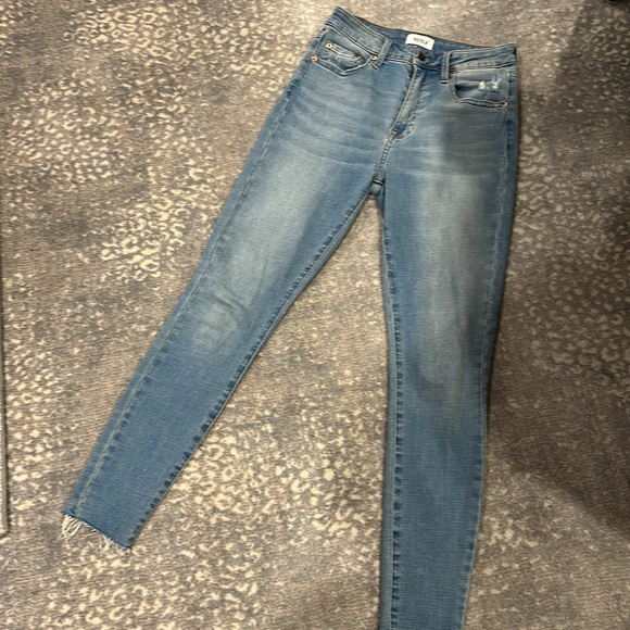 PISTOLA DISTRESSED HIGH WAIST SKINNY JEANS SIZE 27 - Picture 14 of 14